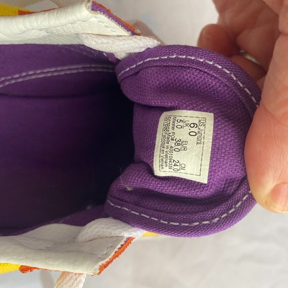 Van's Old Skool Colorblock Sneakers - Sz 6 Juniors - Picture 8 of 8